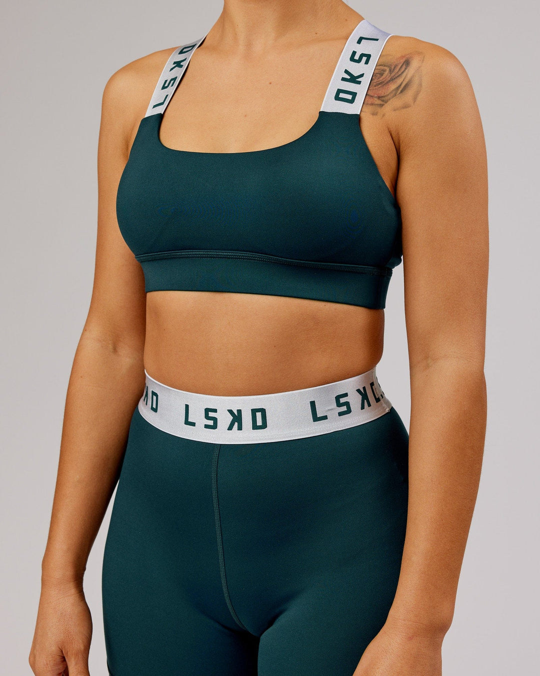 Competition Sports Bra - Deep Teal