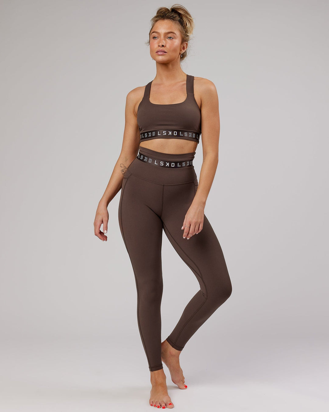 Circuit Full Length Tights - Walnut