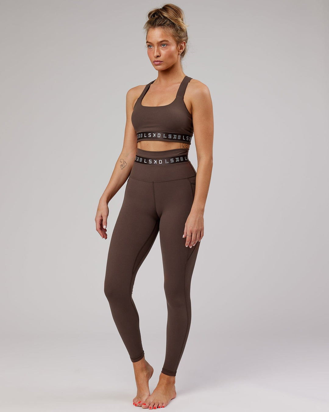 Circuit Full Length Tights - Walnut