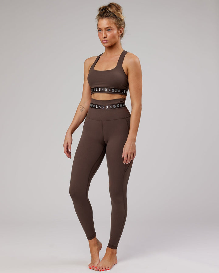 Circuit Full Length Tights - Walnut