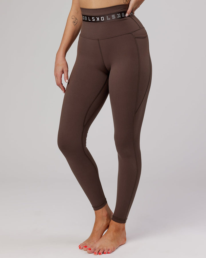 Circuit Full Length Tights - Walnut