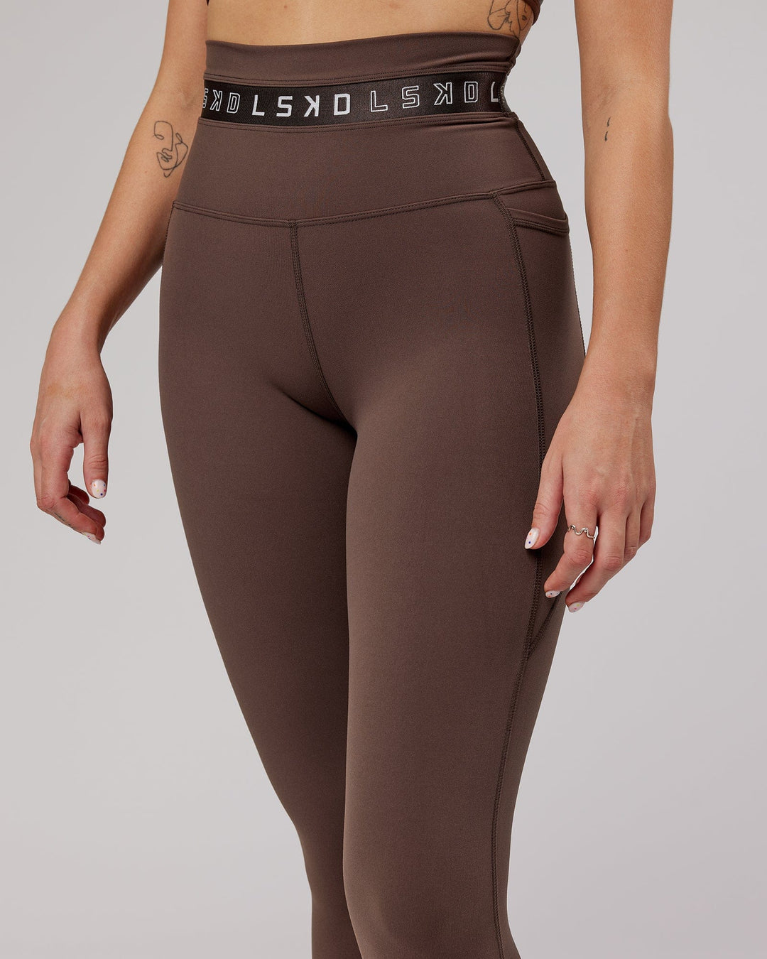 Circuit Full Length Tights - Walnut