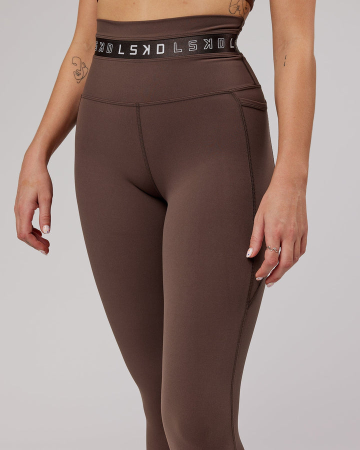 Circuit Full Length Tights - Walnut