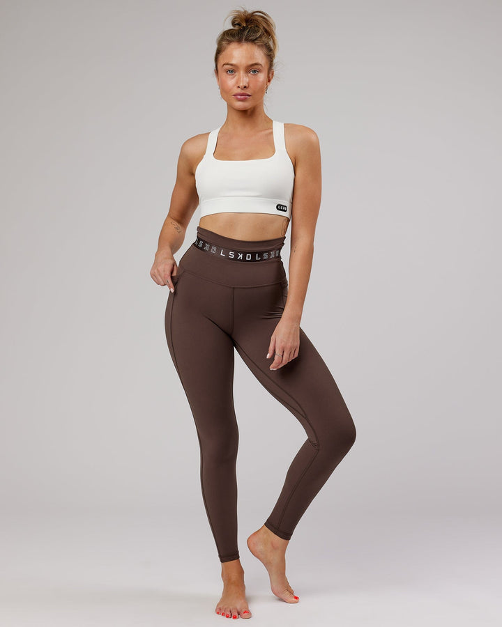Circuit Full Length Tights - Walnut