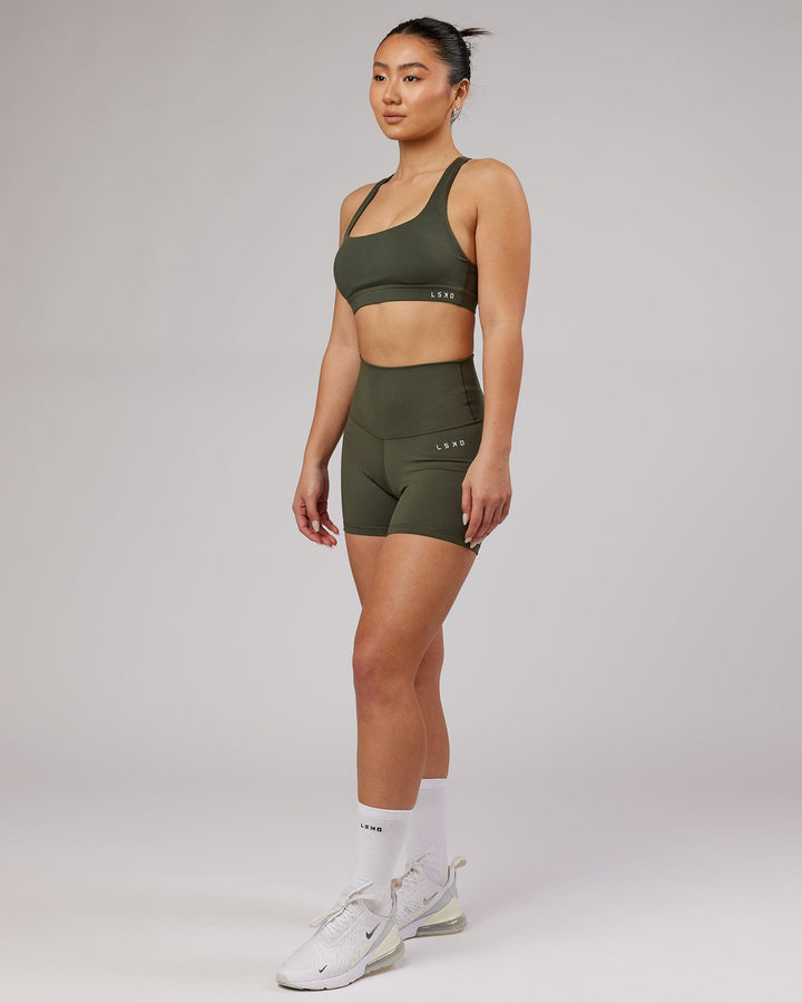Base X-Short Tights - Forest Night