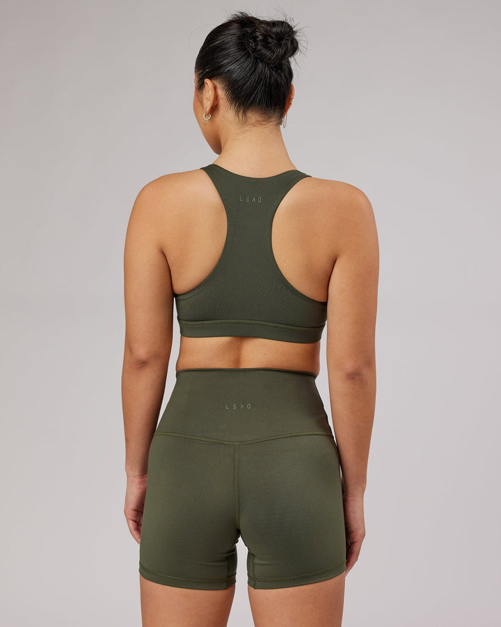 Base Sports Bra - Forest Night
