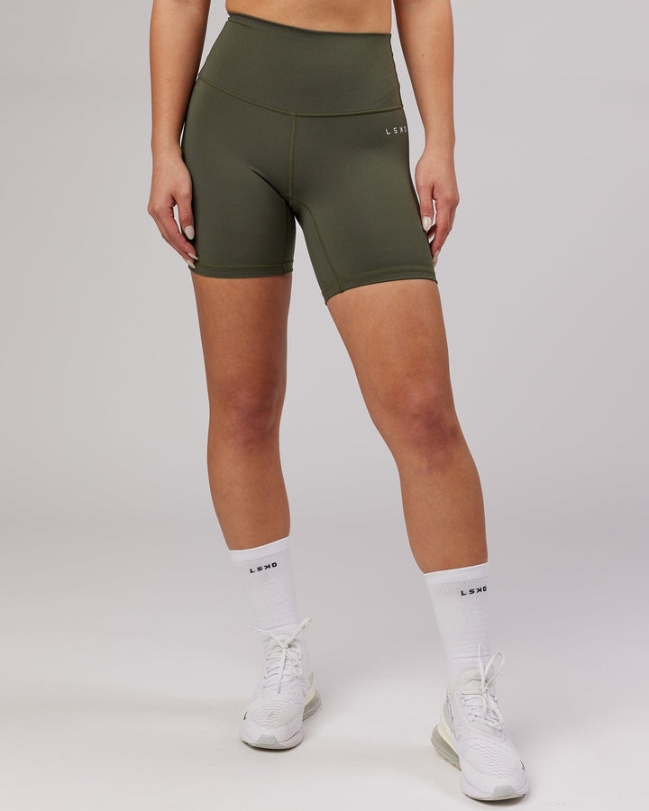 Base Mid Short Tights - Forest Night