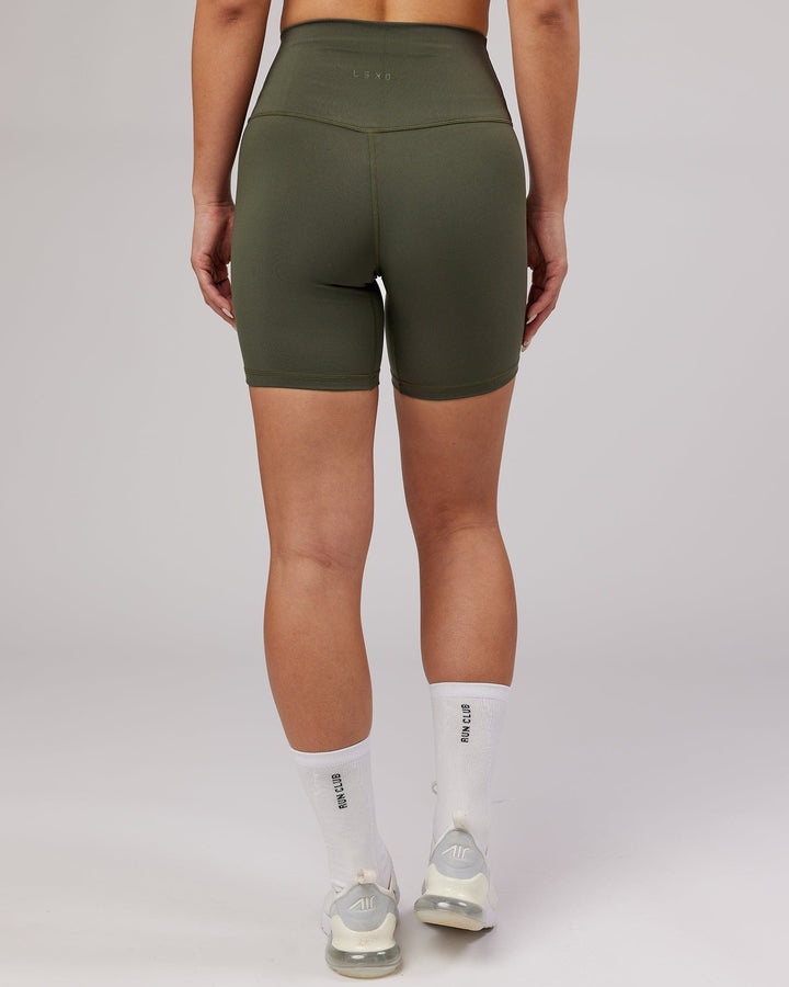 Base Mid Short Tights - Forest Night