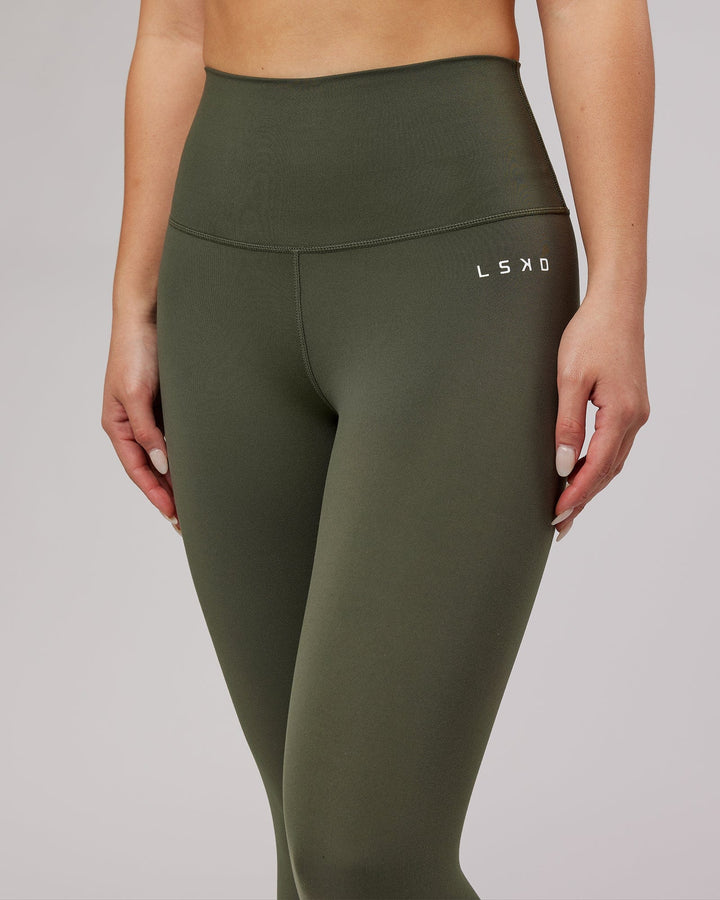 Base 3/4 Length Tights - Forest Night