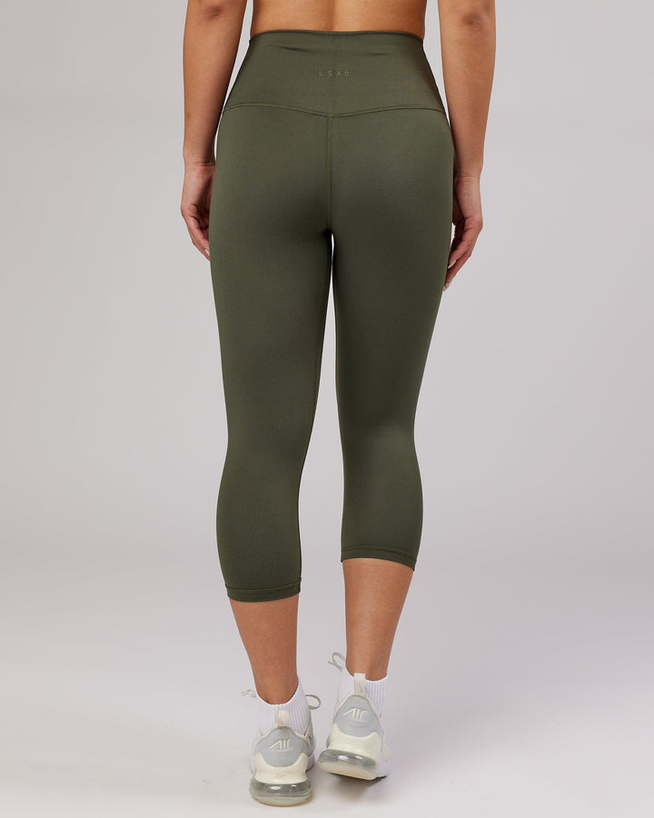 Base 3/4 Length Tights - Forest Night