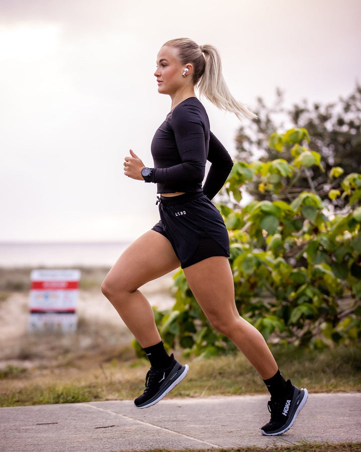 Dynamic Run Shorts - Black