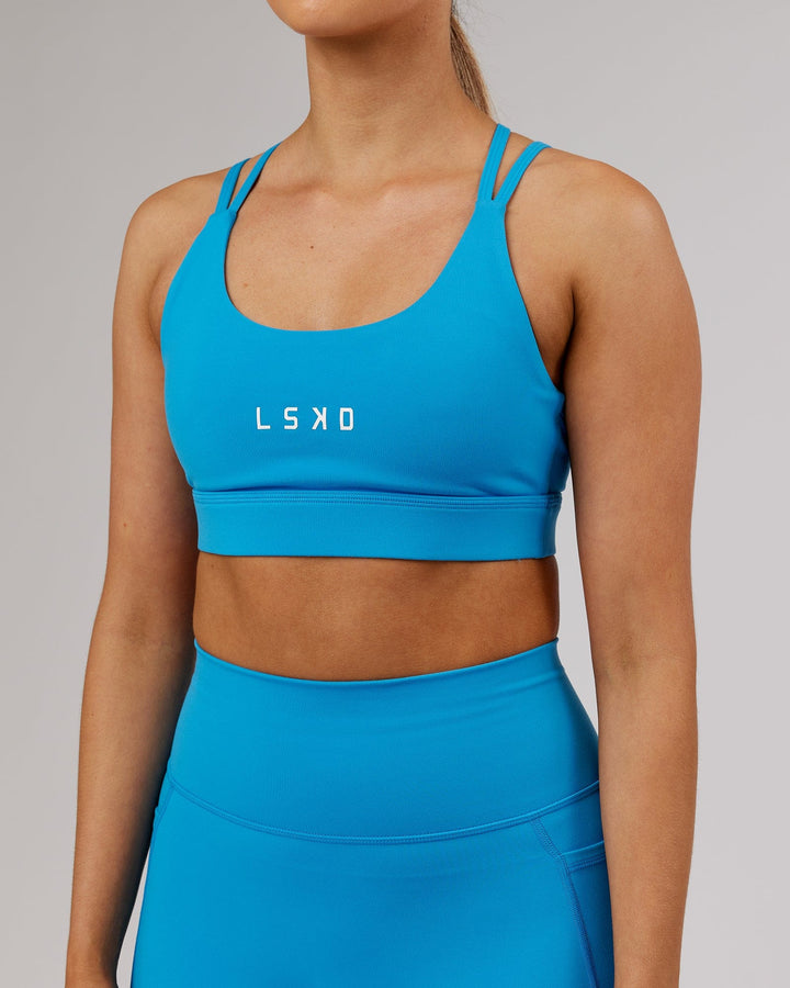 Bridge Sports Bra - Ibiza Blue