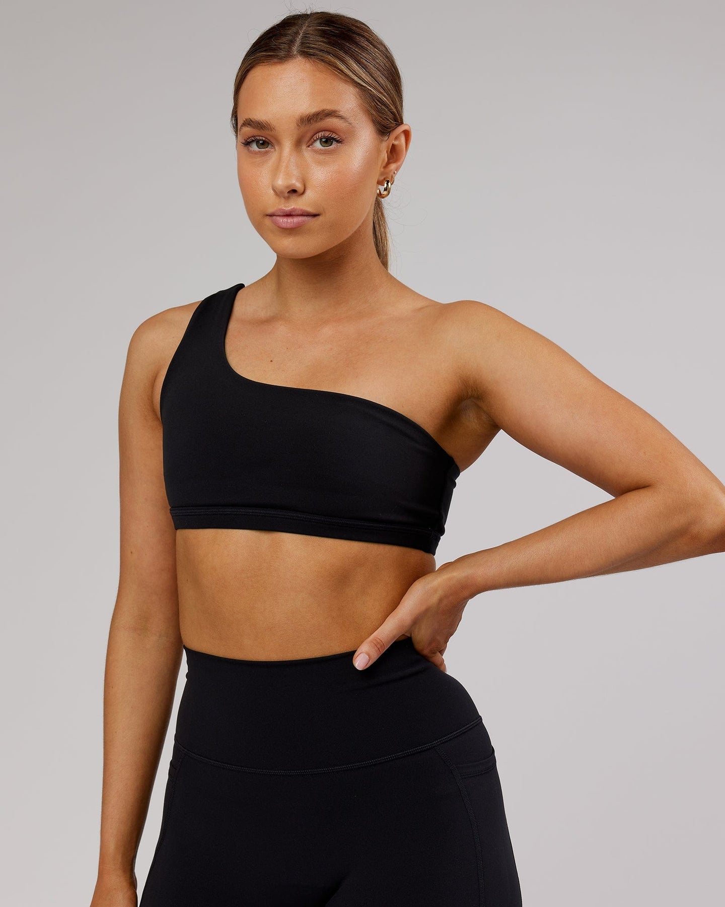 Sports bra one shoulder top