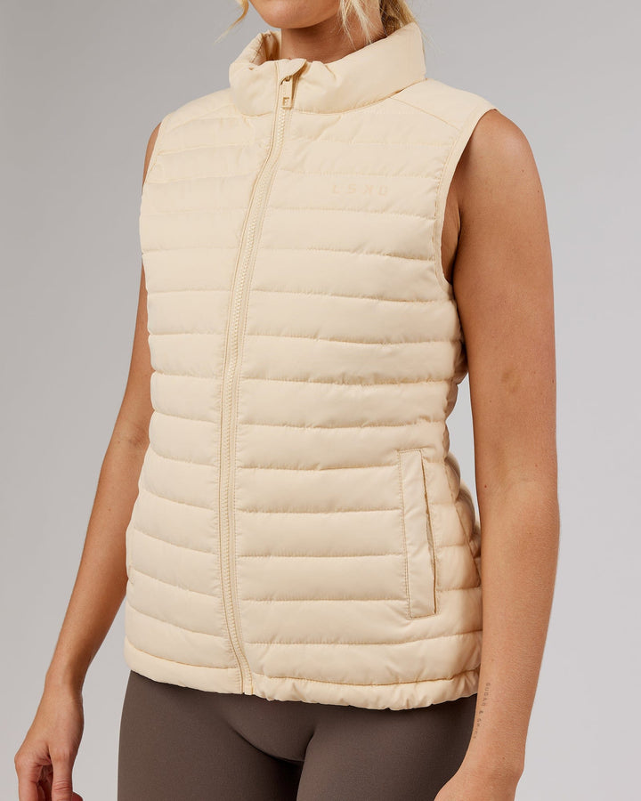 Uplift Puffer Vest - Classic Cream