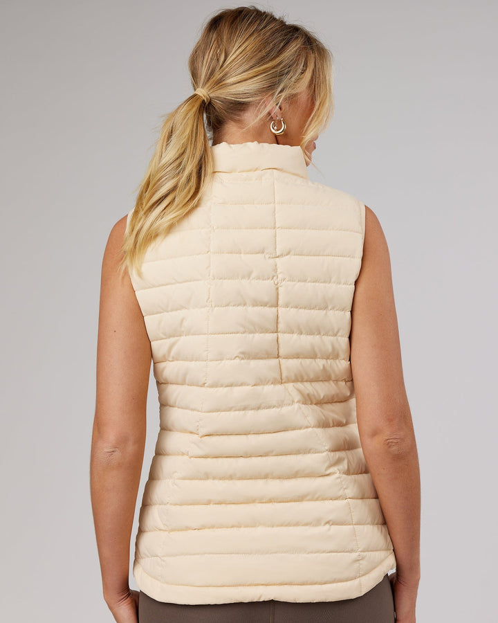 Uplift Puffer Vest - Classic Cream