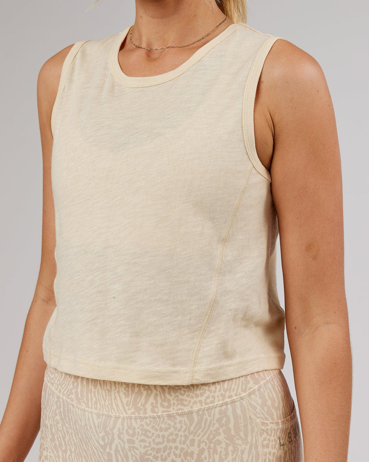 Elevate Training Tank - Classic Cream