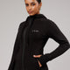 PB Zip Through Hoodie - Black-Tonal