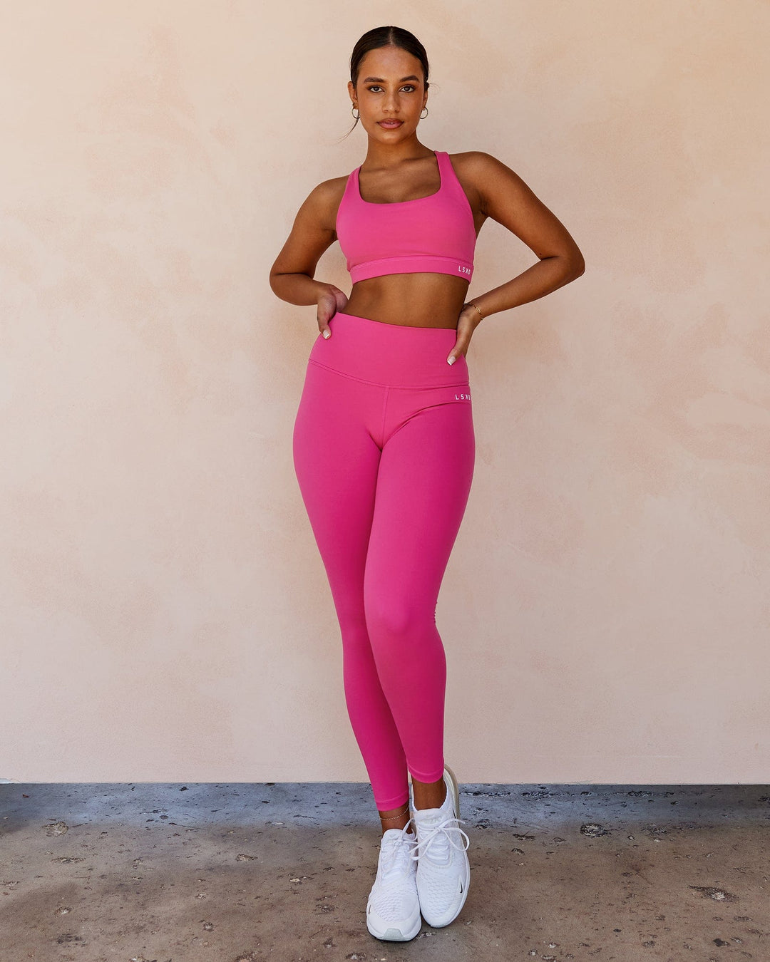 Base Full Length Tights - Magenta