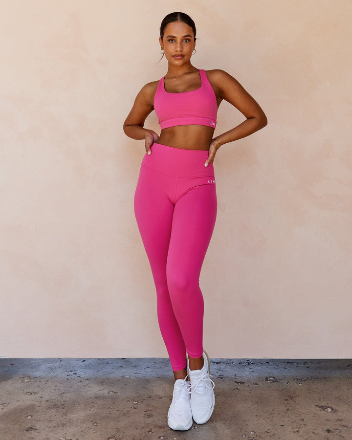 Base Full Length Tights - Magenta