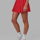Woman wearing Ace Skirt - Scarlet