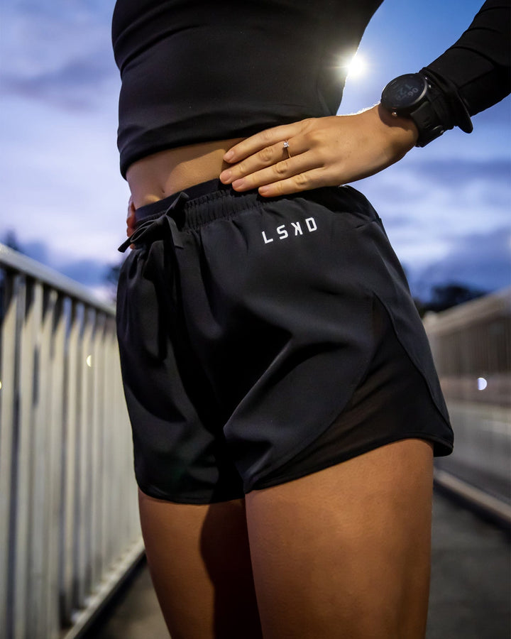 Dynamic Run Shorts - Black