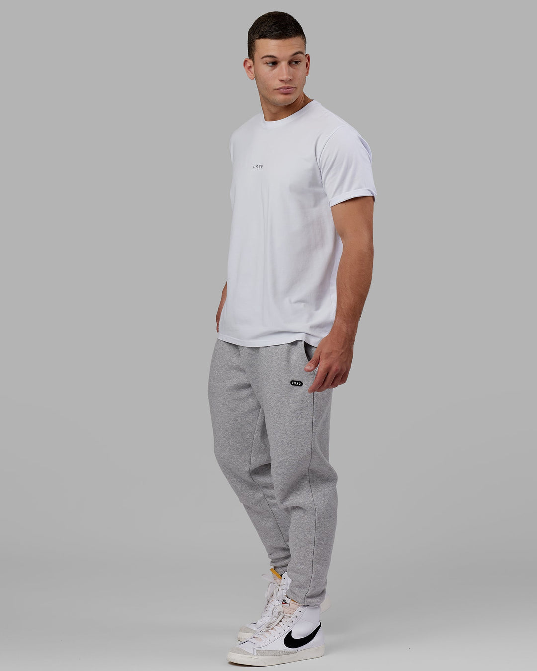 Unisex Capsule Track Pant - Lt Grey Marl