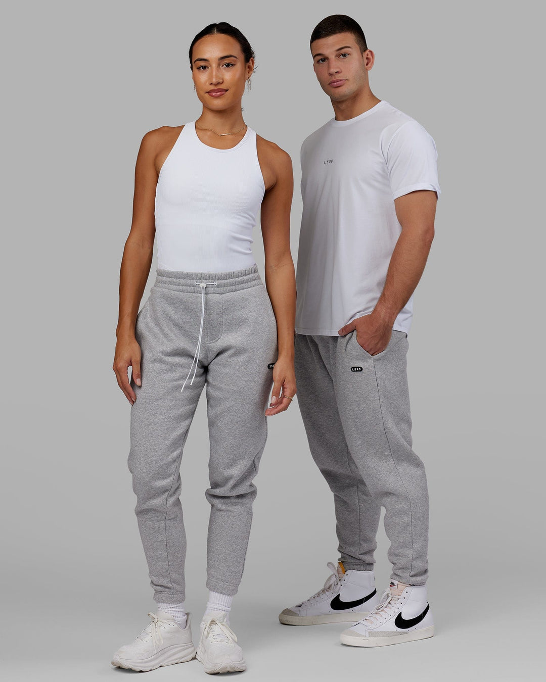 Unisex Capsule Track Pant - Lt Grey Marl