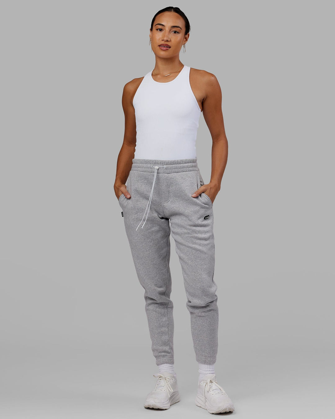 Unisex Capsule Track Pant - Lt Grey Marl