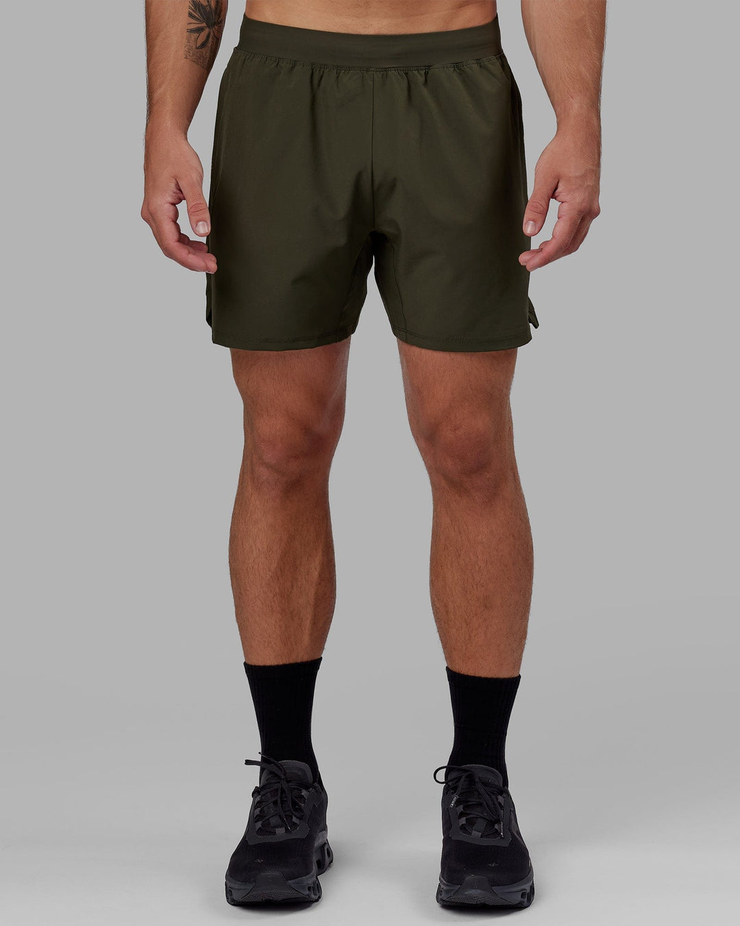 Challenger 6 Lined Performance Shorts - Forest Night
