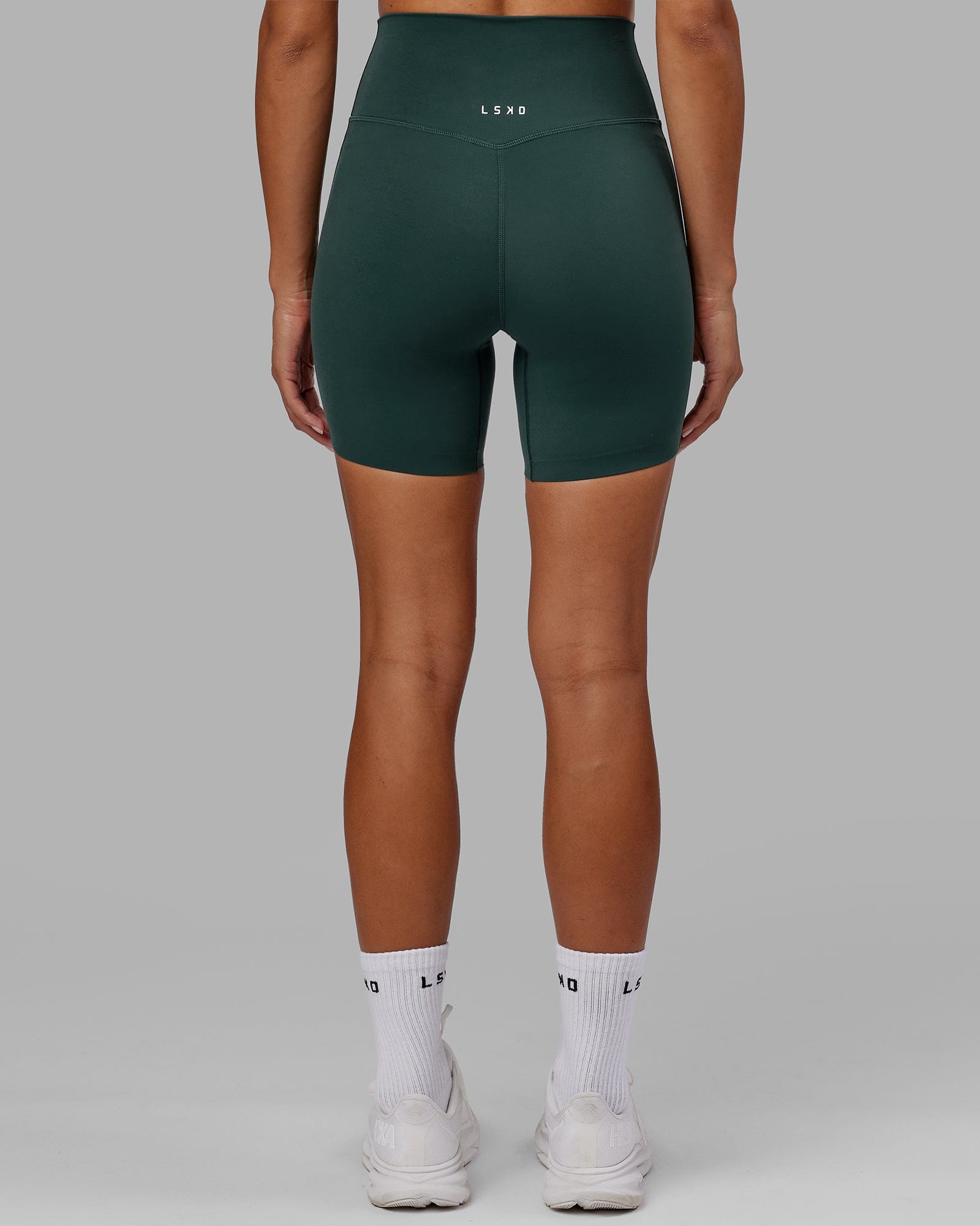 Green tight shorts hotsell