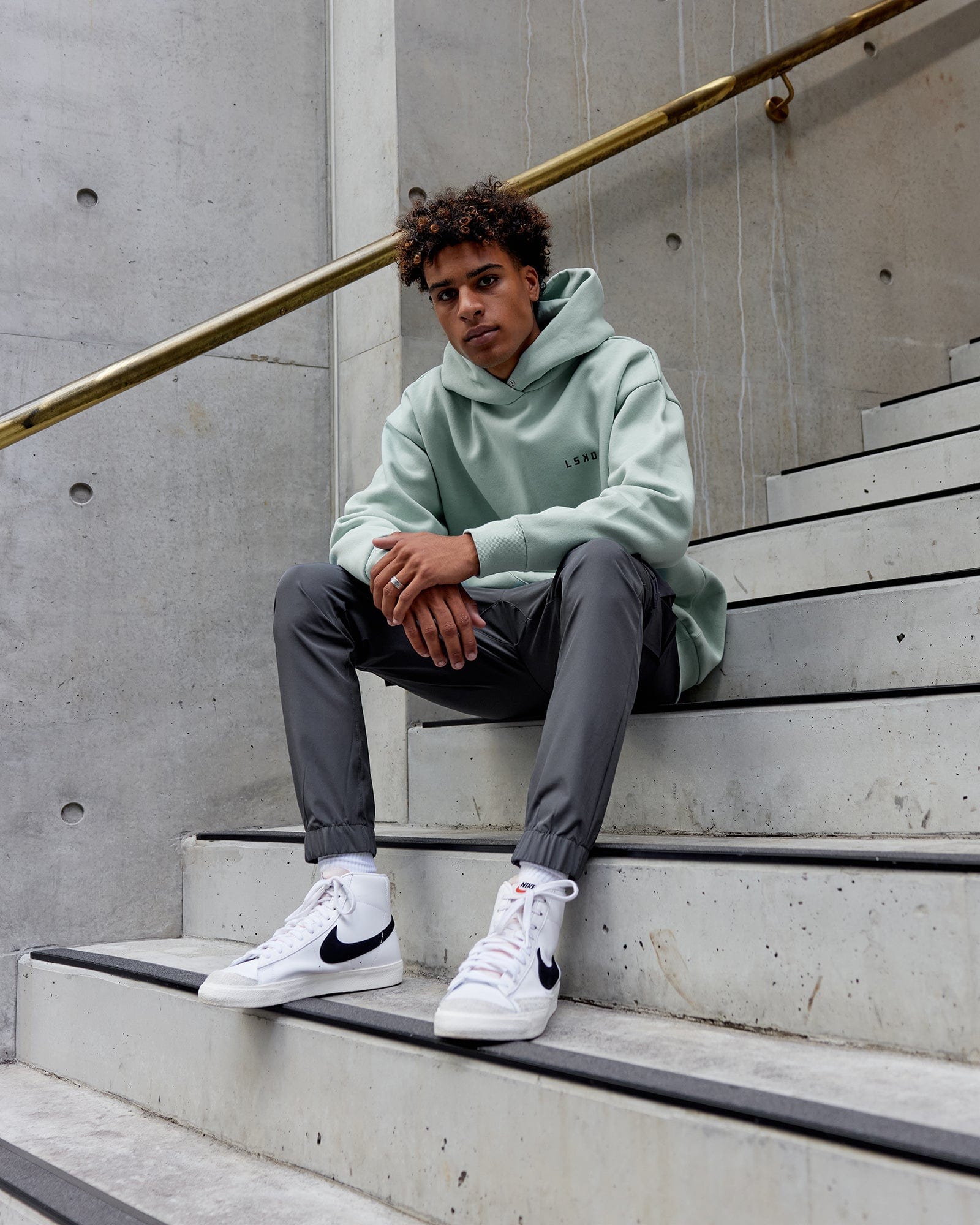 Endeavour Hoodie Oversize Pastel Turquoise LSKD