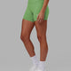 Woman wearing Flux X Short Tight - Apple Mint