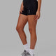 Woman wearing Flux X Short Tight - Black