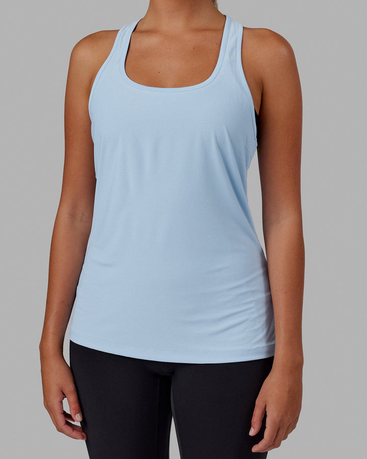 Woman wearing Freedom Performance Tank - Windsurfer