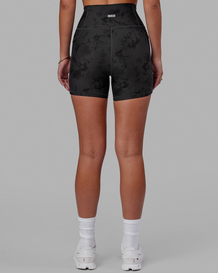 Fusion X-Short Tights - Black Tie-Dye