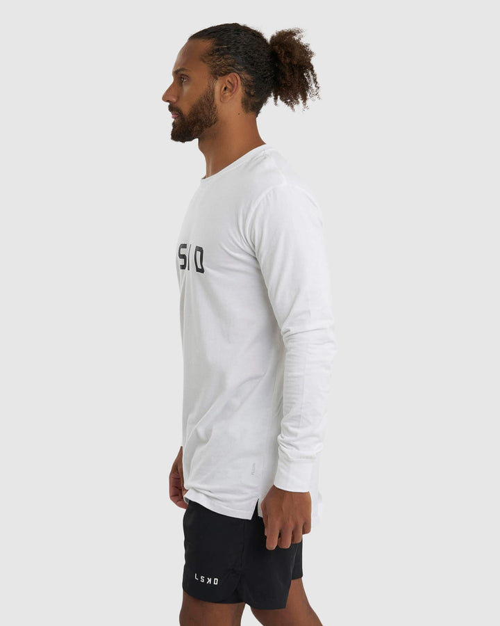 Power FLXDRY Performance LS Tee - White
