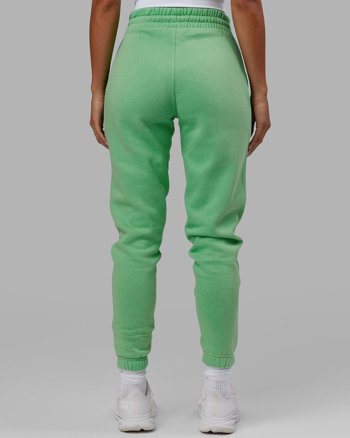 Woman wearing Unisex Motion Trackpant - Apple Mint