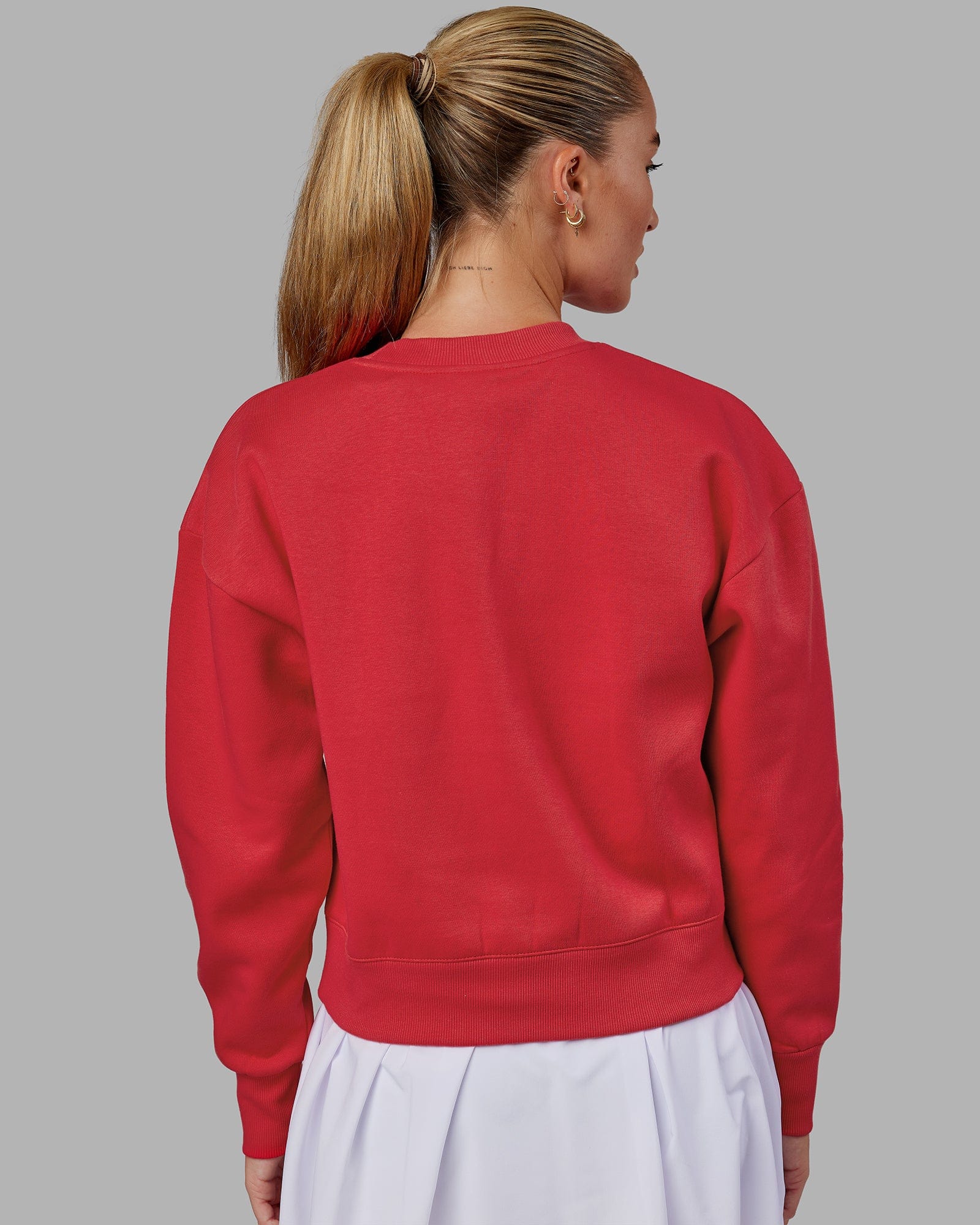 Sports Dept. Cropped Sweater Scarlet LSKD