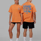 Unisex Good Times Heavyweight Tee Oversize - Tangerine-Blue