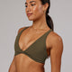 Agile Sports Bra - Army Green