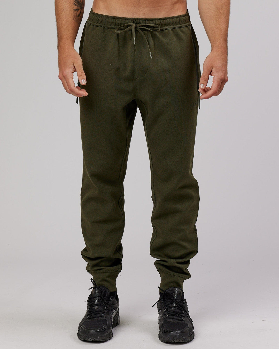 Athlete ForgedFleece Zip Track Pants - Forest Night