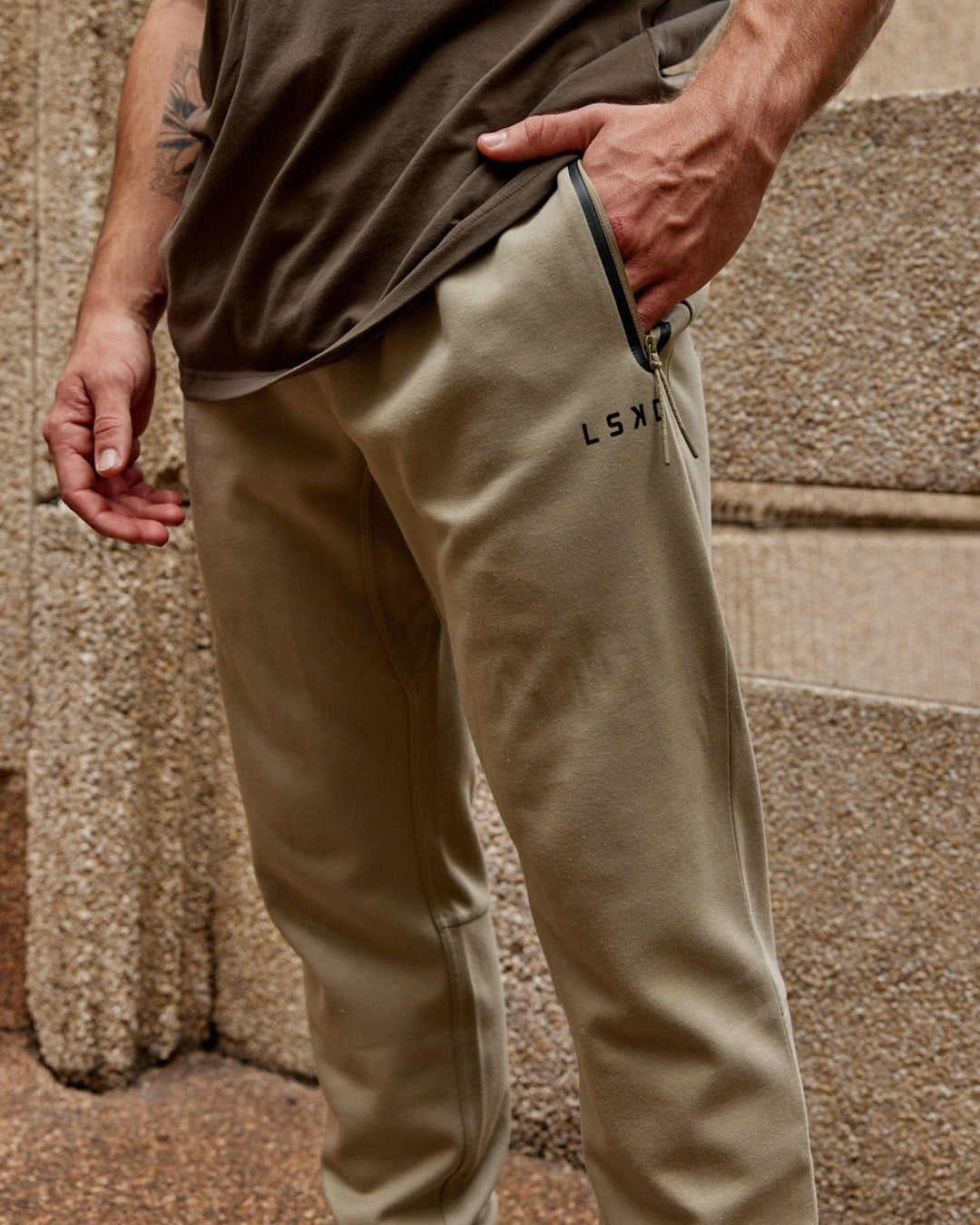 Athlete ForgedFleece Zip Track Pants - Laurel Oak