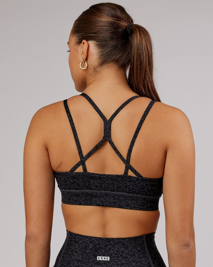 Bridge Sports Bra - Black Etching