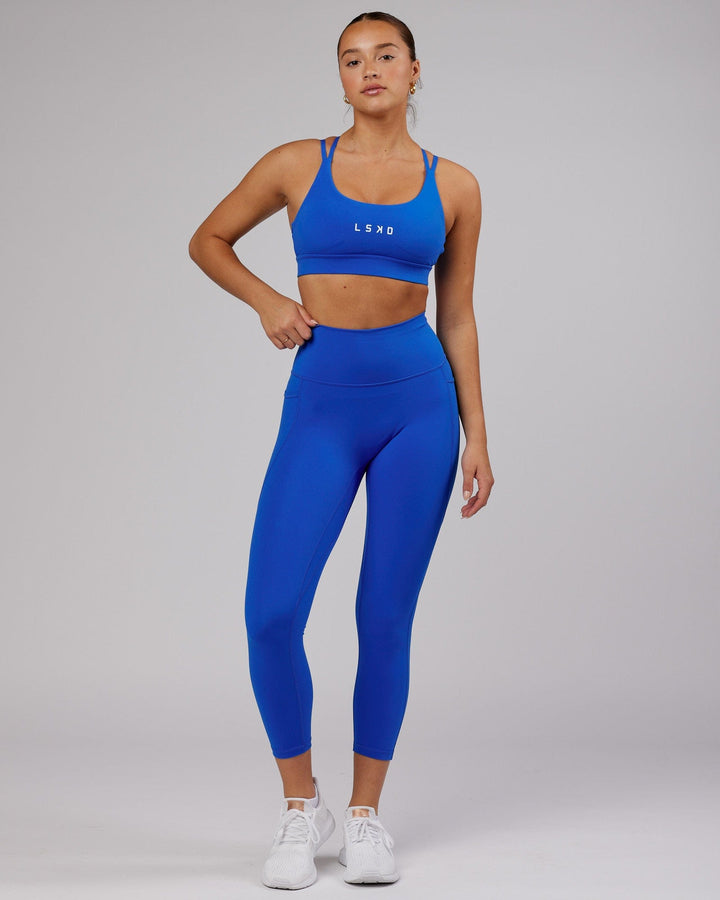 Bridge Sports Bra - Strong Blue