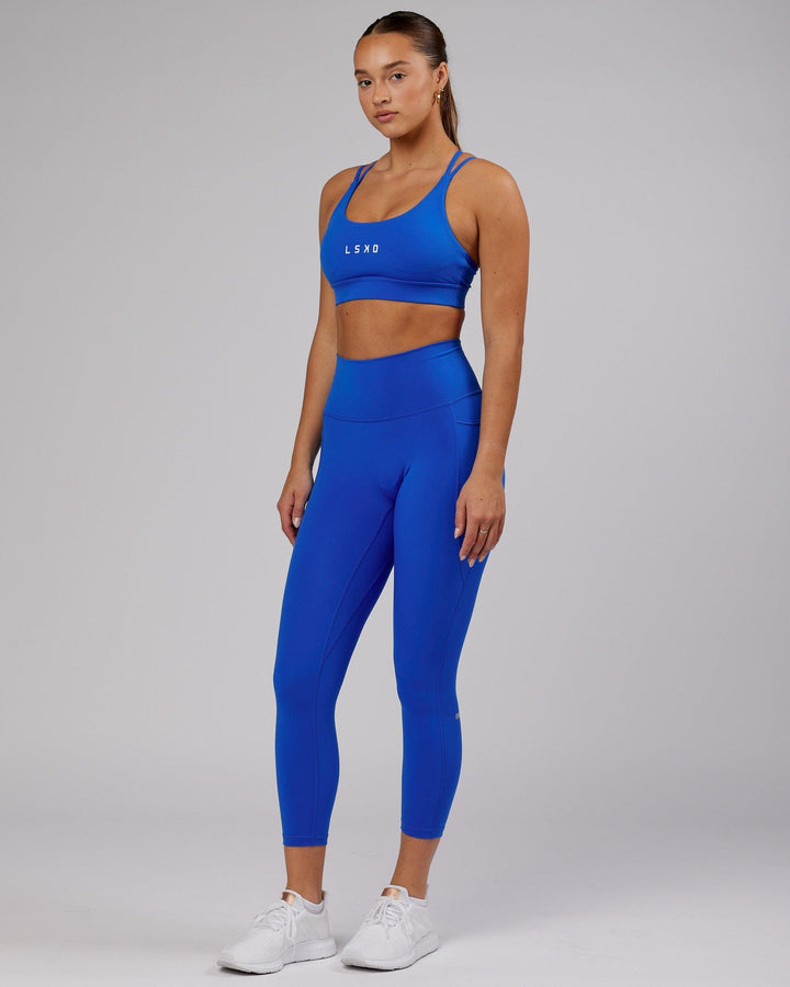 Bridge Sports Bra - Strong Blue
