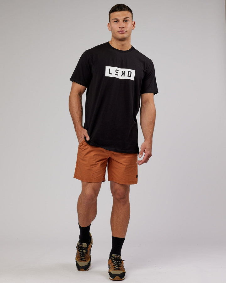 Man wearing Daily Short - Auburn