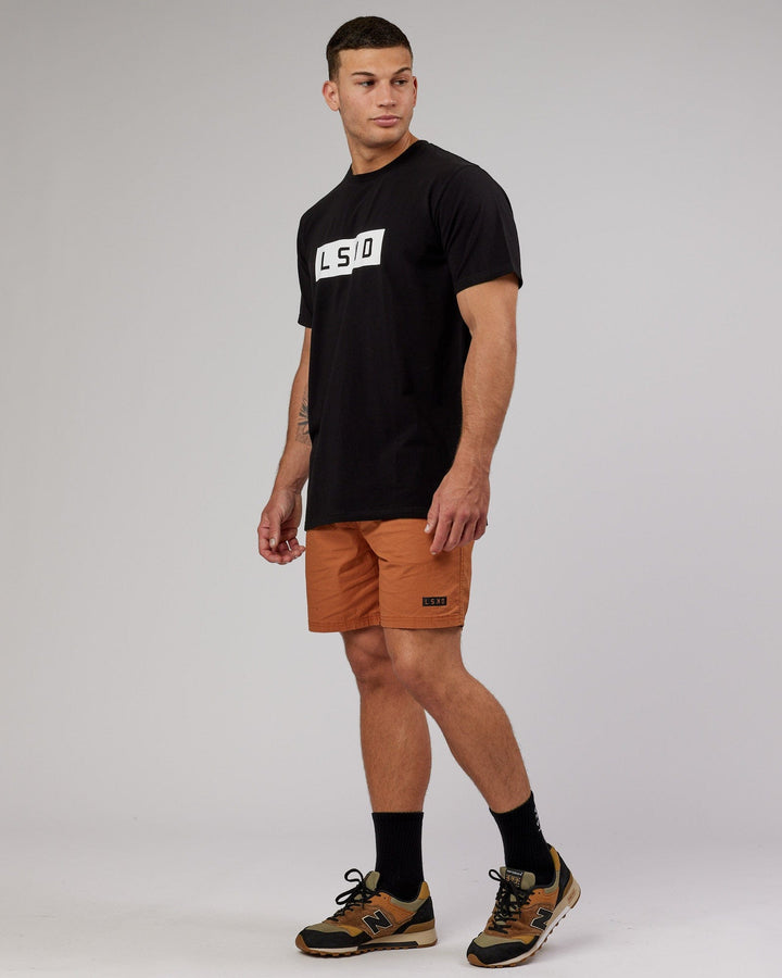 Man wearing Daily Short - Auburn