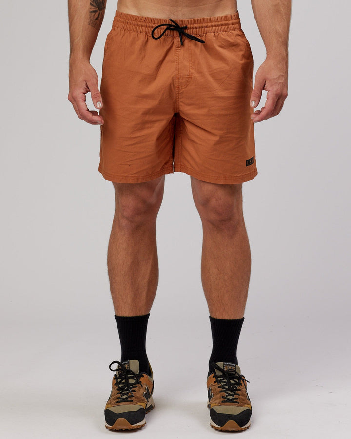 Man wearing Daily Short - Auburn