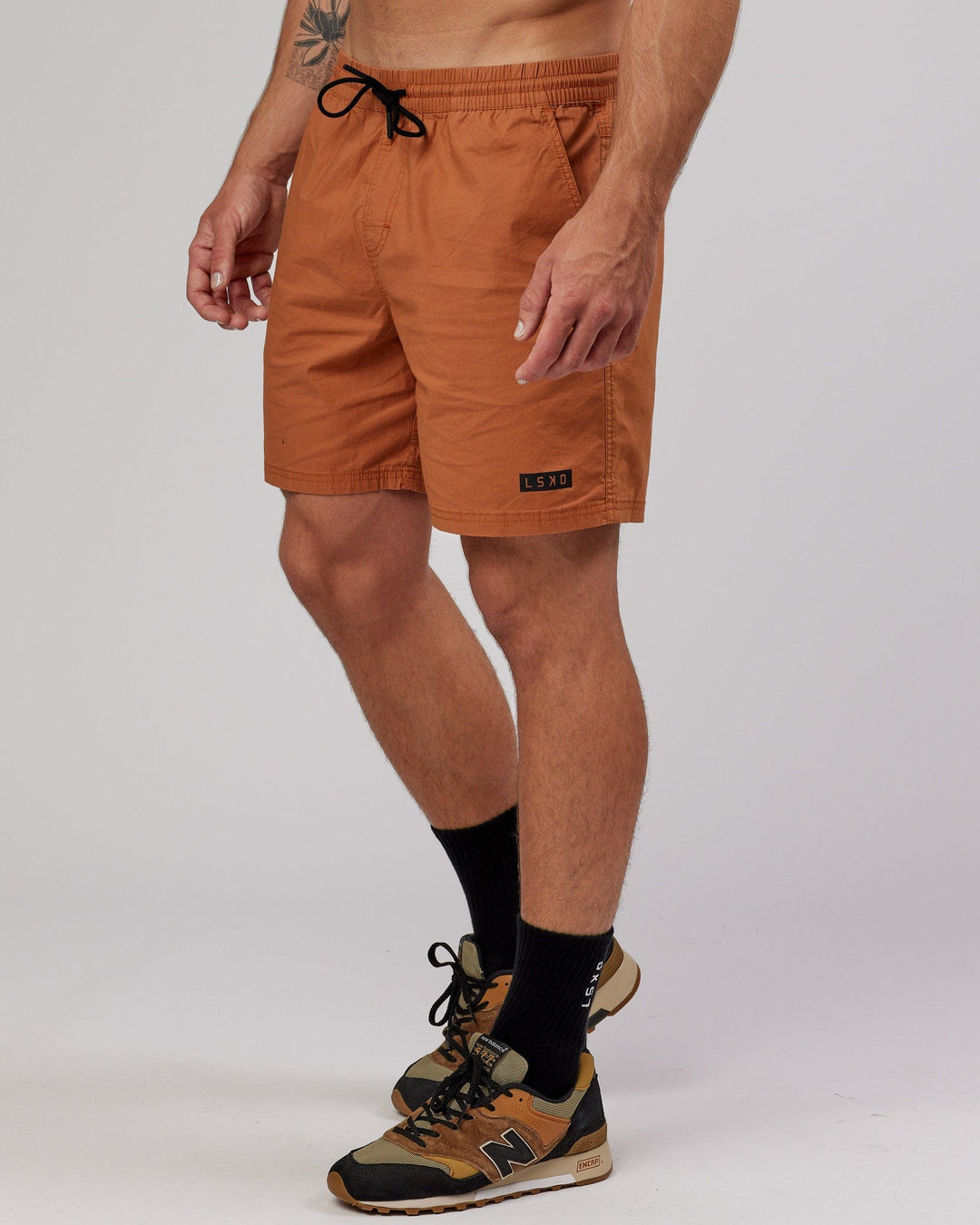 Man wearing Daily Short - Auburn