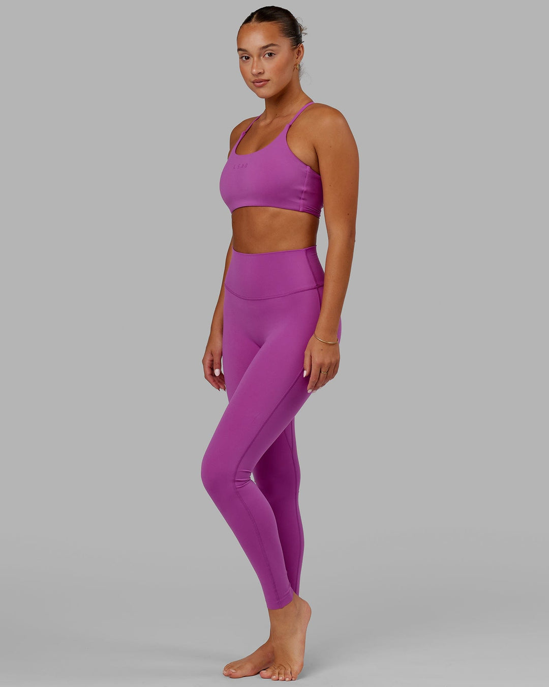 Woman wearing Elixir Ultra High-Rise Tall Legging - Orchid